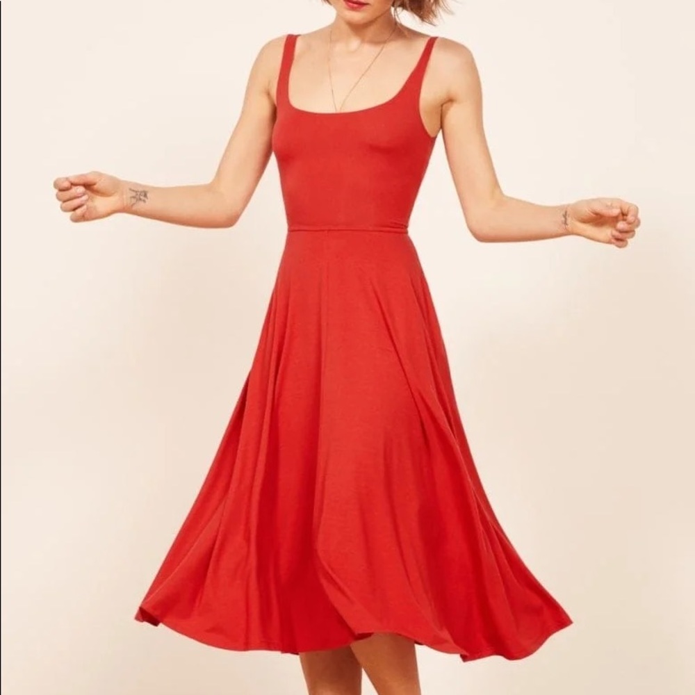 Reformation red Rou dress